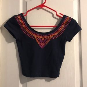 Bohemian crop top